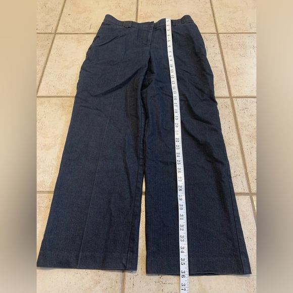 S.C. & CO. Petites 10P Wide Leg Denim Trousers Dark Wash - Picture 6 of 6